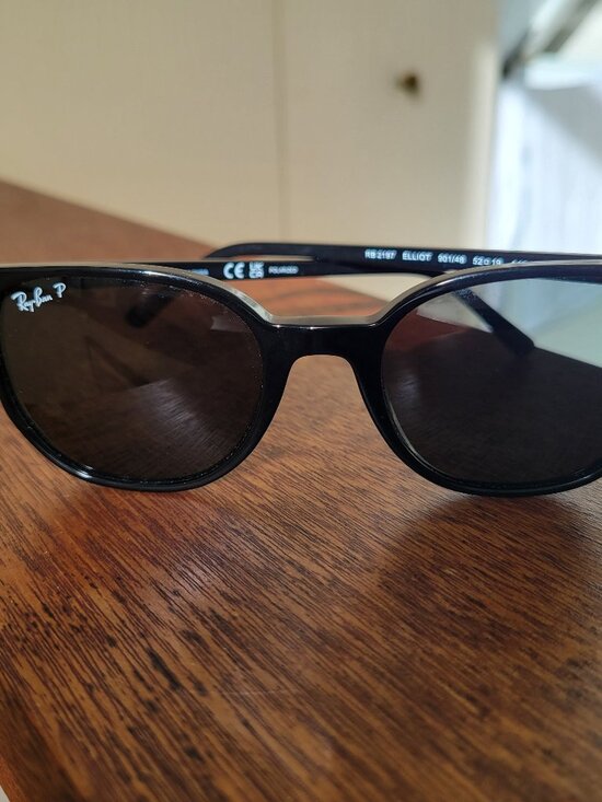 Ray-Ban Accessories - Ray-Ban Elliot Black Frame Sunglasses with Black Lenses